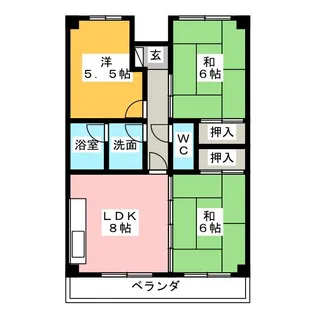 メゾンアルファー【5階】の間取り