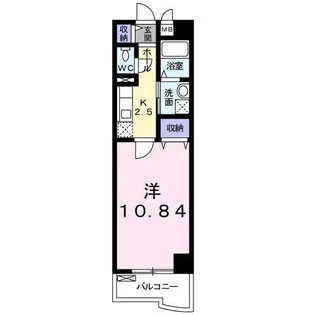 アイリス【2階】の間取り