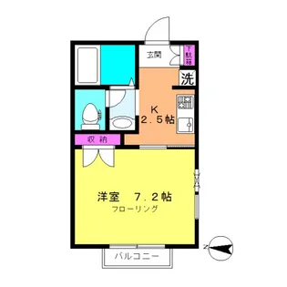 ビューテラスII【2階】の間取り