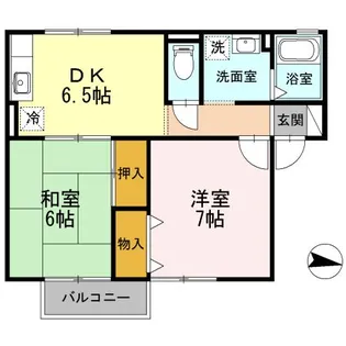 メゾンソフィア B【1階】の間取り
