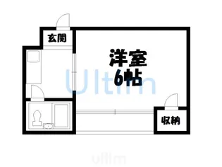 ドエル綾小路【3階】の間取り