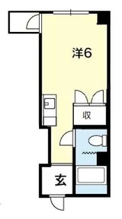 コーポレスパークサイド【2階】の間取り