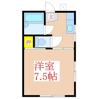 YKハイツ【1階】の間取り