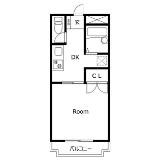 コーポヨネダ【2階】の間取り