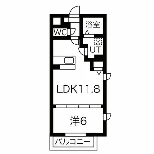 ラミューズ宮みらい【5階】の間取り