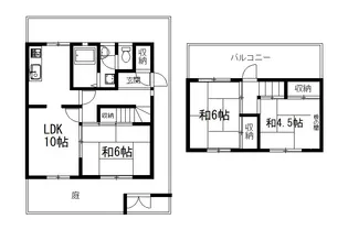 京都府京都市伏見区桃山町大島【一戸建】の間取り
