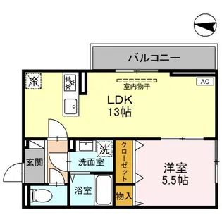 カルチュアイストワール【3階】の間取り