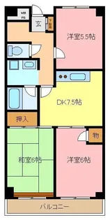 埼玉県さいたま市緑区道祖土1【マンション】の間取り