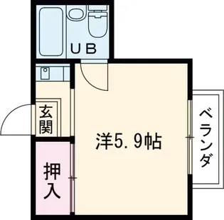 アクロ一ツ橋【3階】の間取り