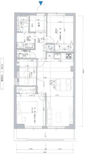 ラブリハイツ徳島【6階】の間取り