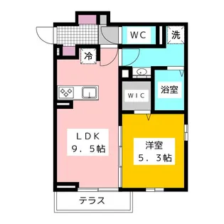 セントハイランド石神井【2階】の間取り