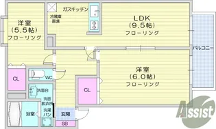 コートアフィニティ【2階】の間取り