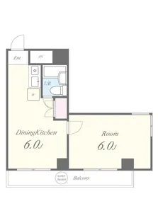 セジュール田町【9階】の間取り