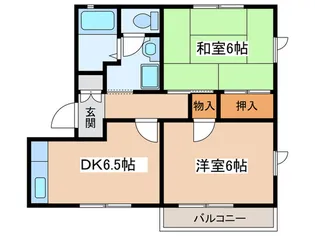 ファミ-ルナルセC【2階】の間取り