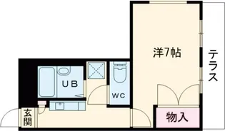 パークハイムI【2階】の間取り