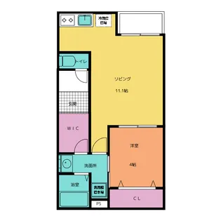 SQUARE大江【1階】の間取り