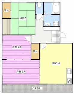 カーサコンフォートI【3階】の間取り