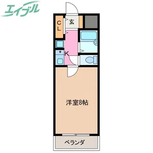 フラット立石(夏見)【4階】の間取り