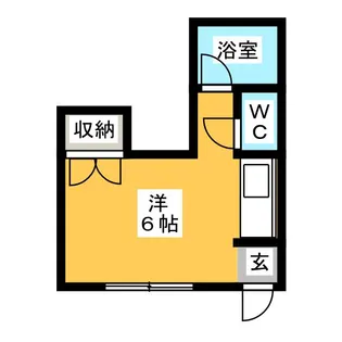 エコーハイツ【1階】の間取り