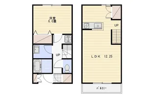 メゾネットYS Iの間取り