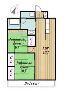 福島県郡山市菜根3【マンション】の間取り