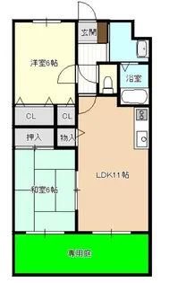 リベルテ曳馬【1階】の間取り