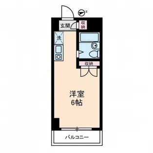 エバーグレース西府【3階】の間取り