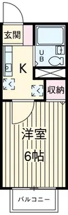 サンシティ石井【2階】の間取り