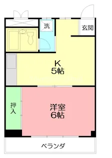 メゾン栄【2階】の間取り