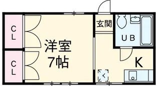 サンライフS【1階】の間取り