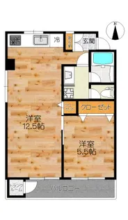 大和屋ビル【4階】の間取り