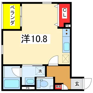 アルチェ学校町【1階】の間取り