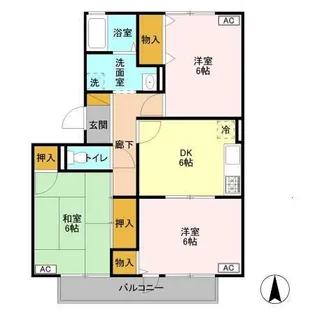 フレマリール鎌ヶ谷 A【2階】の間取り