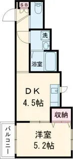 MELDIA東小金井【3階】の間取り
