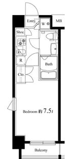 ヴェルト船橋【2階】の間取り