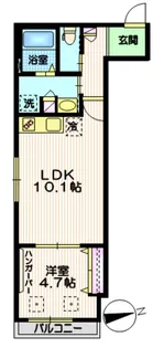 GRAND BLEU FUKASAWA【2階】の間取り