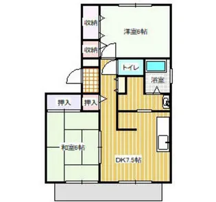 フレマリール中尾【1階】の間取り