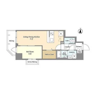 東京都墨田区千歳3【マンション】の間取り