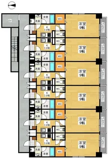 1Kの間取り画像