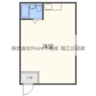 大阪府大阪市中央区島之内2【マンション】の間取り