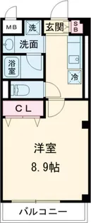 大阪府東大阪市弥生町【マンション】の間取り