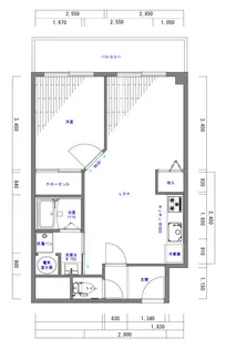 東和ハイツ【2階】の間取り