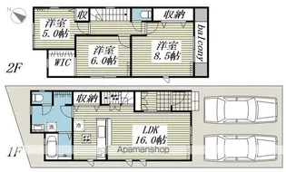 埼玉県さいたま市西区大字指扇【一戸建】の間取り