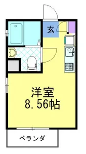 コスモス翔東今泉【3階】の間取り