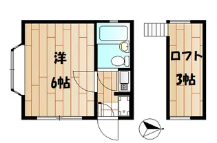 神奈川県川崎市中原区田尻町【アパート】の間取り