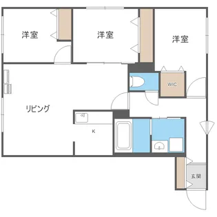 SILENT HILLS【1階】の間取り
