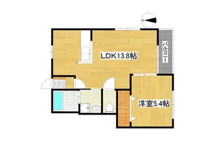 RetreatO(リトリート オー)【1階】の間取り