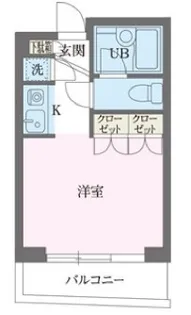 パークフロント西新宿【6階】の間取り