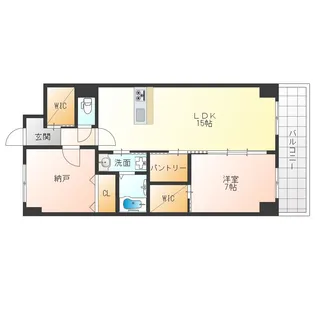 GROOVE上甲子園レジデンス【7階】の間取り