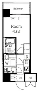 グランパレス南麻布仙台坂【5階】の間取り